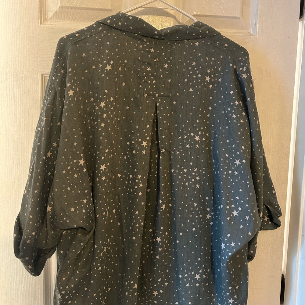 Starry Button-Up Shirt - Picture 2 of 2